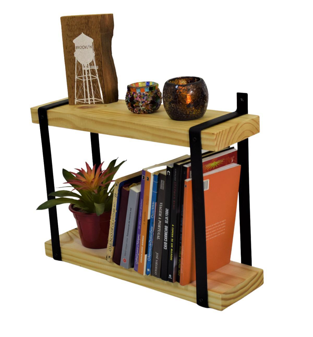 Prateleira Plantas Decorativa Estilo Industrial Sala 48cm