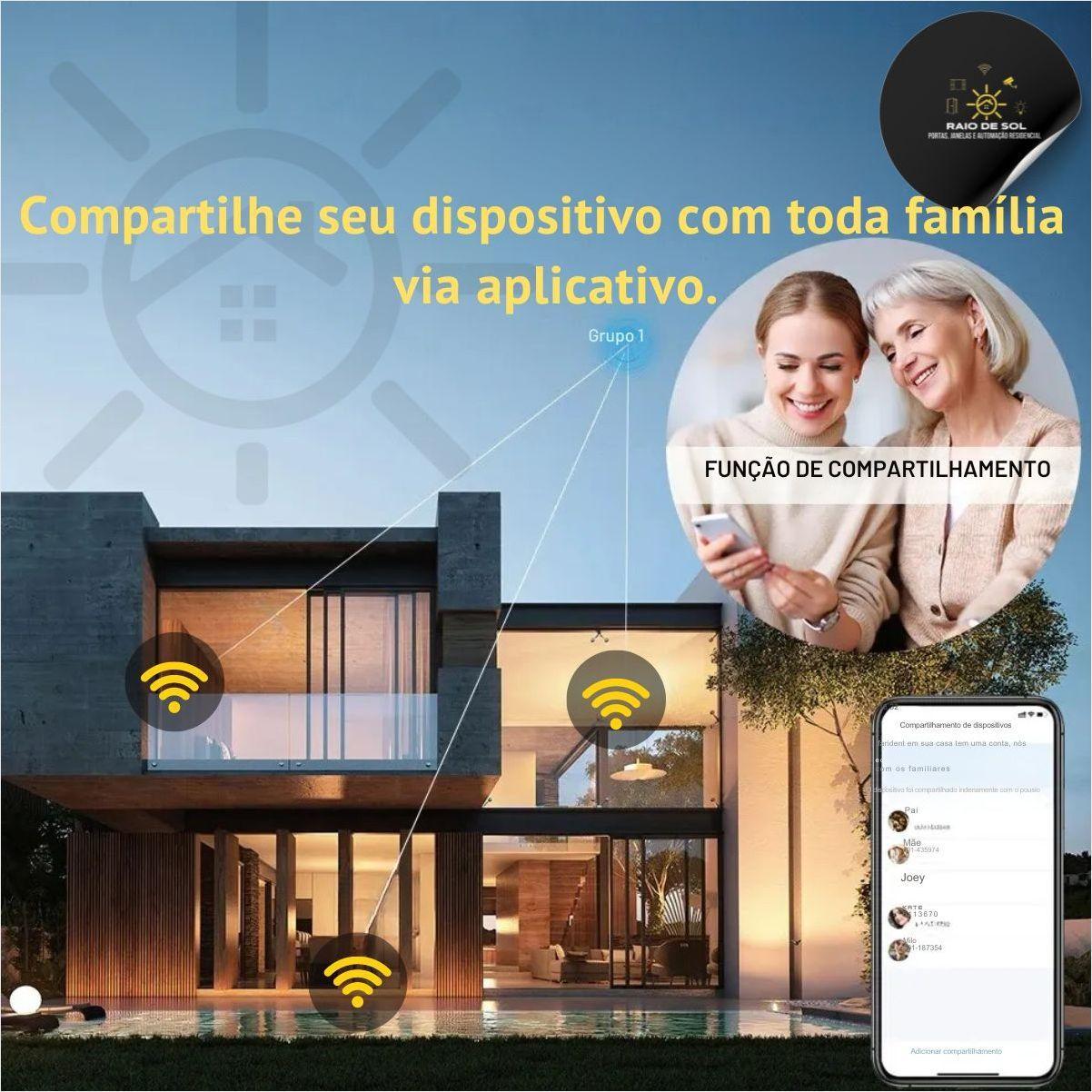 Miniatura Controladora Inteligente Rgb+Cct Fita Led Wifi+Ble Ekaza