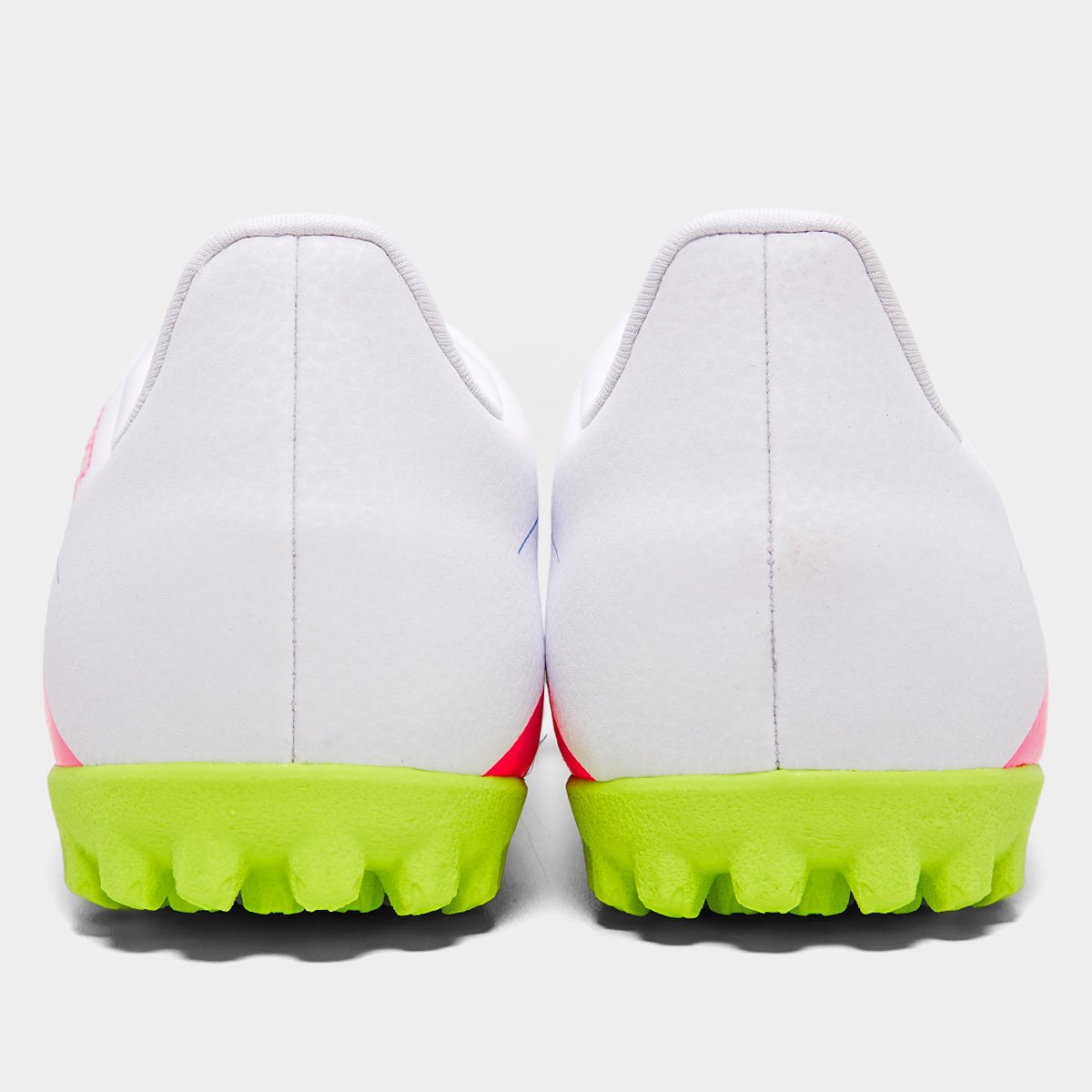 Miniatura Chuteira Society Adidas Predator Club Unissex Branco+Rosa - 37