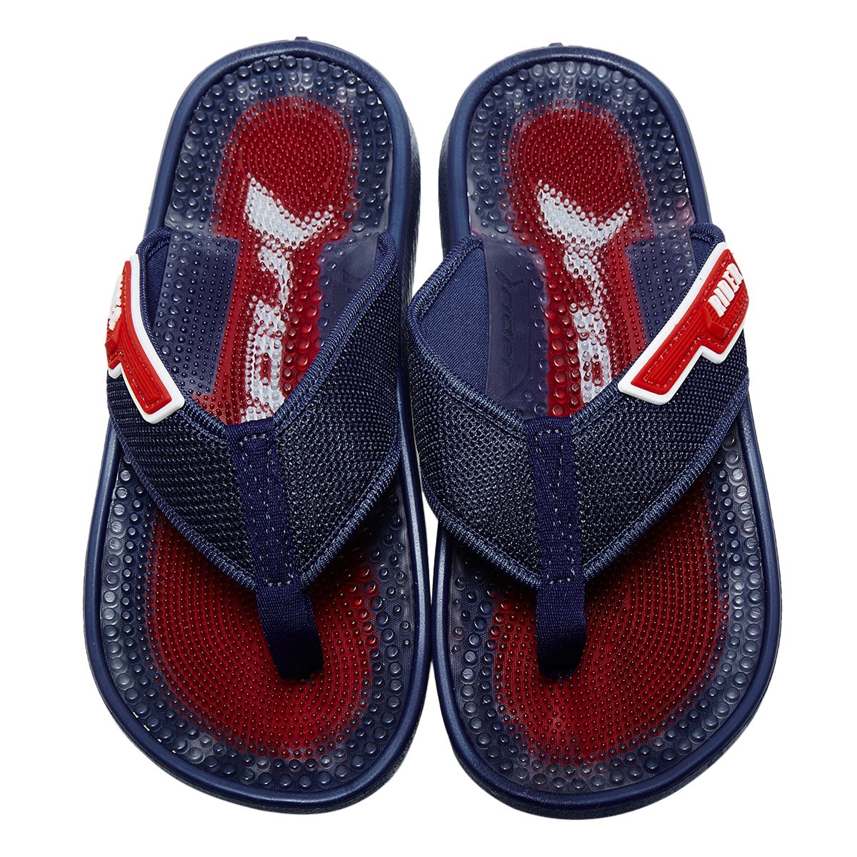 Miniatura Chinelo Rider Infinity Max Masculino Marinho+Vermelho - 37/38