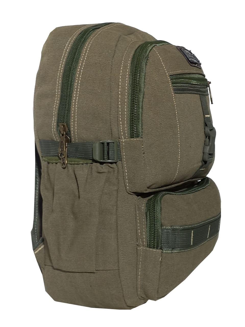 Miniatura Mochila Lona Escola Trabalho Viagem Reforçada