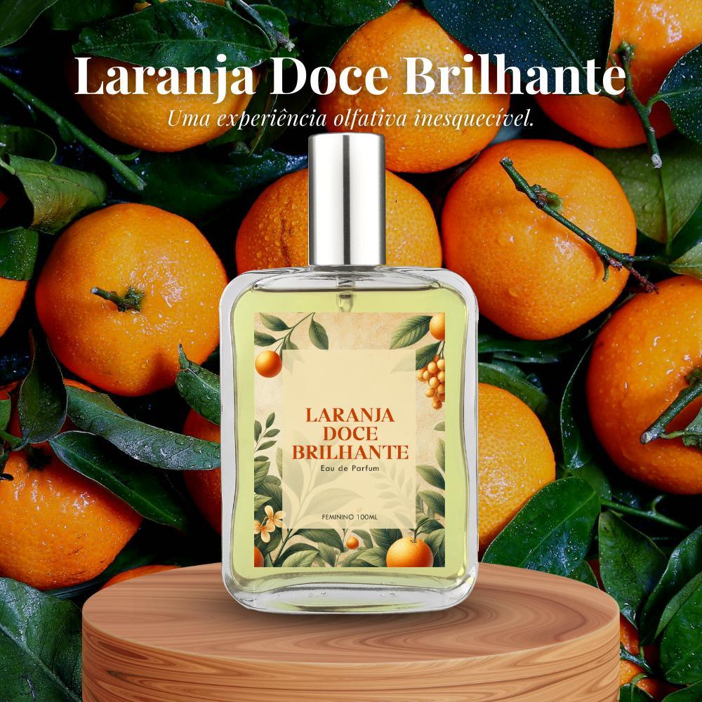 Perfume Laranja Doce Brilhante Feminino 100Ml + Spray 10Ml