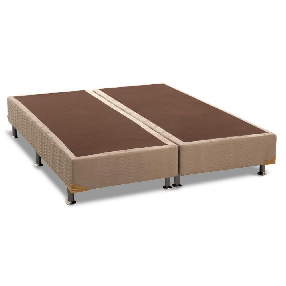 Miniatura Cama Box Base Queen Americana Suede Clean (158x198x23) - Ortobom