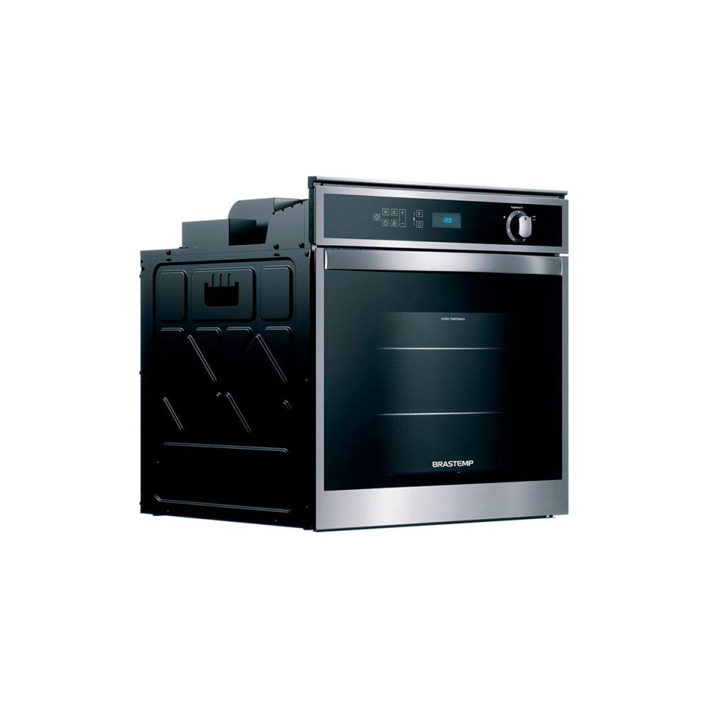 Miniatura Forno De Embutir A Gás Brastemp 78l Inox 220v Boh84arrna