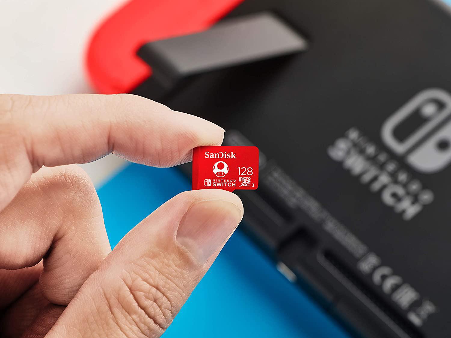 Miniatura Cartão Micro Sd Nintendo Switch, 128Gb, Sdsqxao-128G-Gnczn