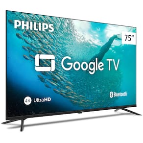 Miniatura Smart TV 75" 4K Philips 75PUG7019/78 Google TV Dolby Audio Pixel Precise Preta