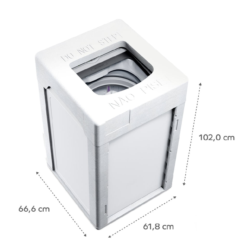 Máquina de Lavar Consul 9 kg Branca com Dosagem Econômica e Ciclo Edredom - CWB09BB 110V