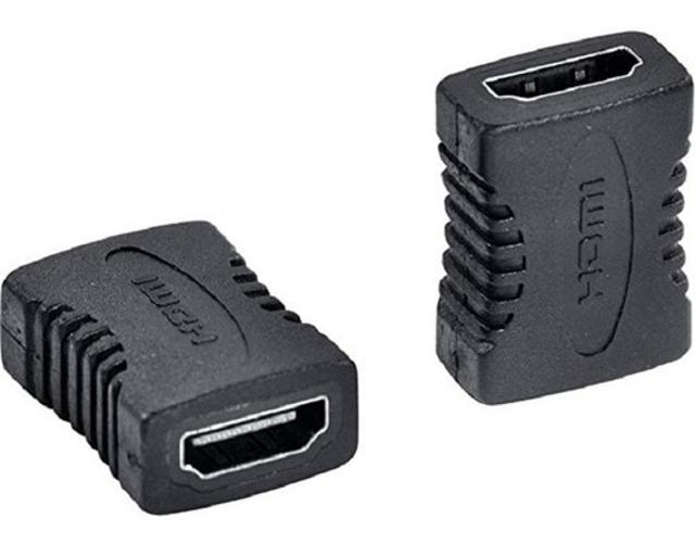 Miniatura Adaptador Hdmi Femea X Femea Emenda Extensor Conector Cabo