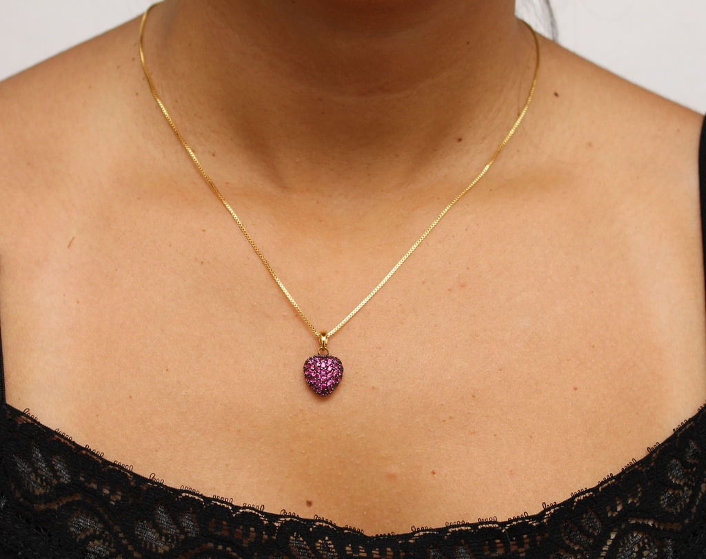 Colar Folheado Ouro Com Pingen… | Shopping do Inter, image size:1024x812