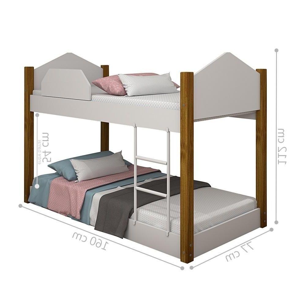 Miniatura Beliche Mini Cama Jaqueline Branco