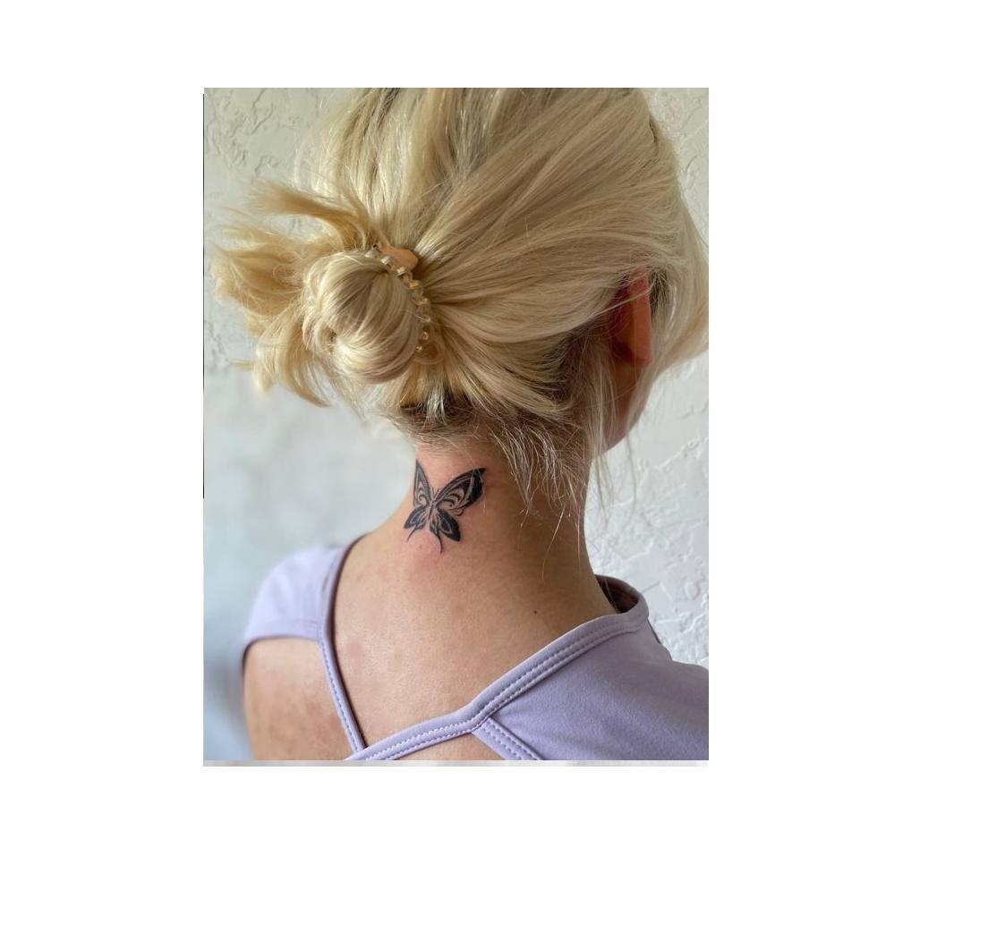 Miniatura Tatuagem Temporária Borboleta Song Kang Park Jae Eon Dorama