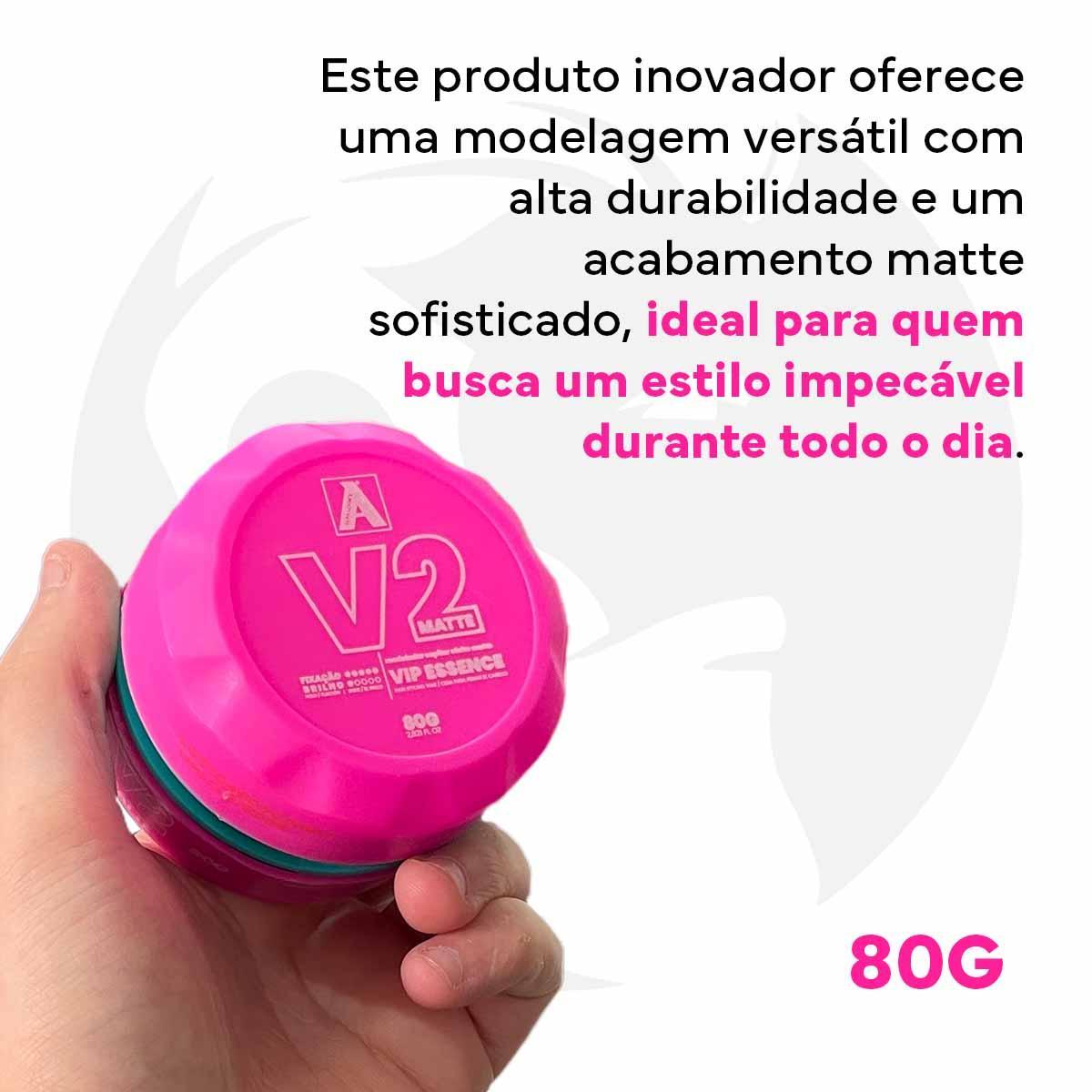 Pasta Para Cabelo Matte Vip Essence V2 80G Alfa Look'S