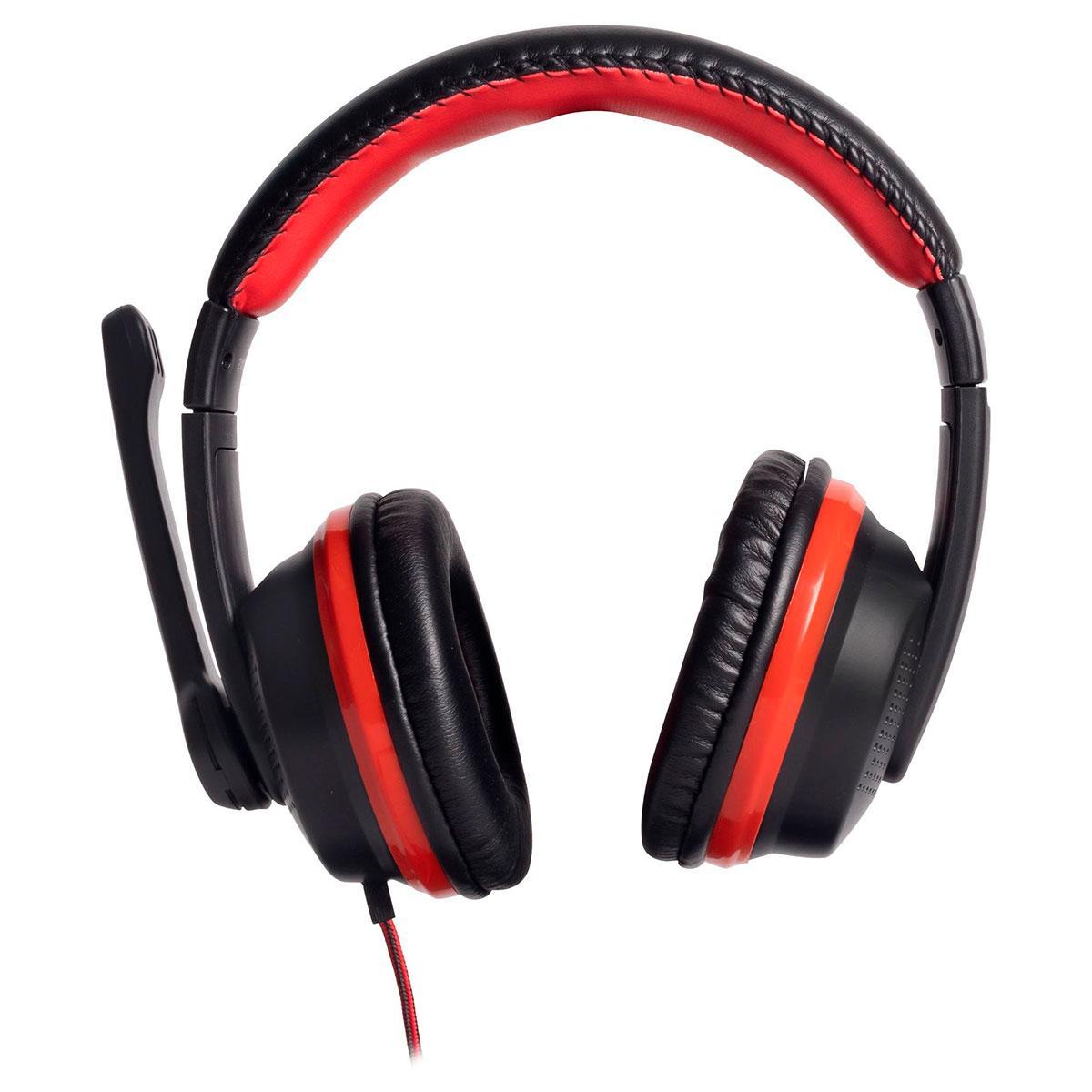 Headset Gamer Fortrek Spider Black, P3 + Adaptador P2,