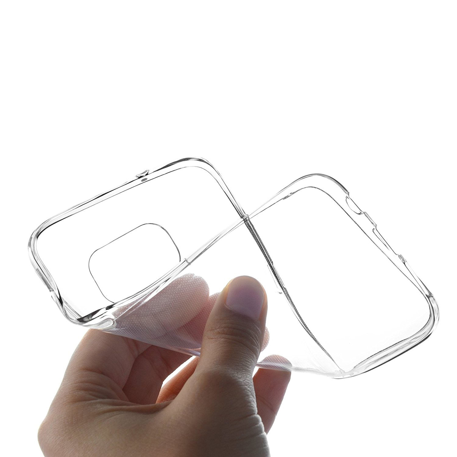 Miniatura Kit Capa Transparente Galaxy S7 ou S7 Flat + Película Vidro