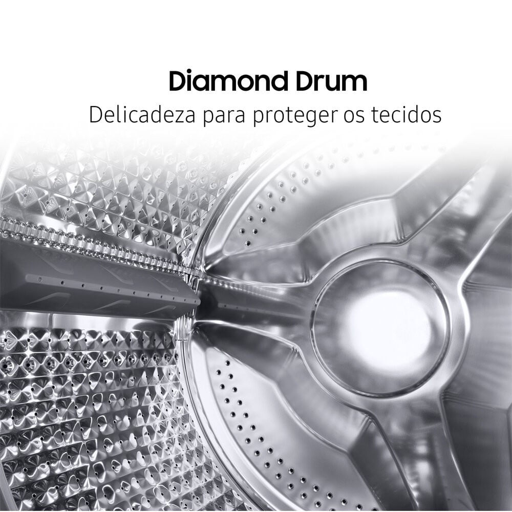Lava e Seca Samsung Ecobubble 11 Kg Smart Check WD11A Inox Look - 110V