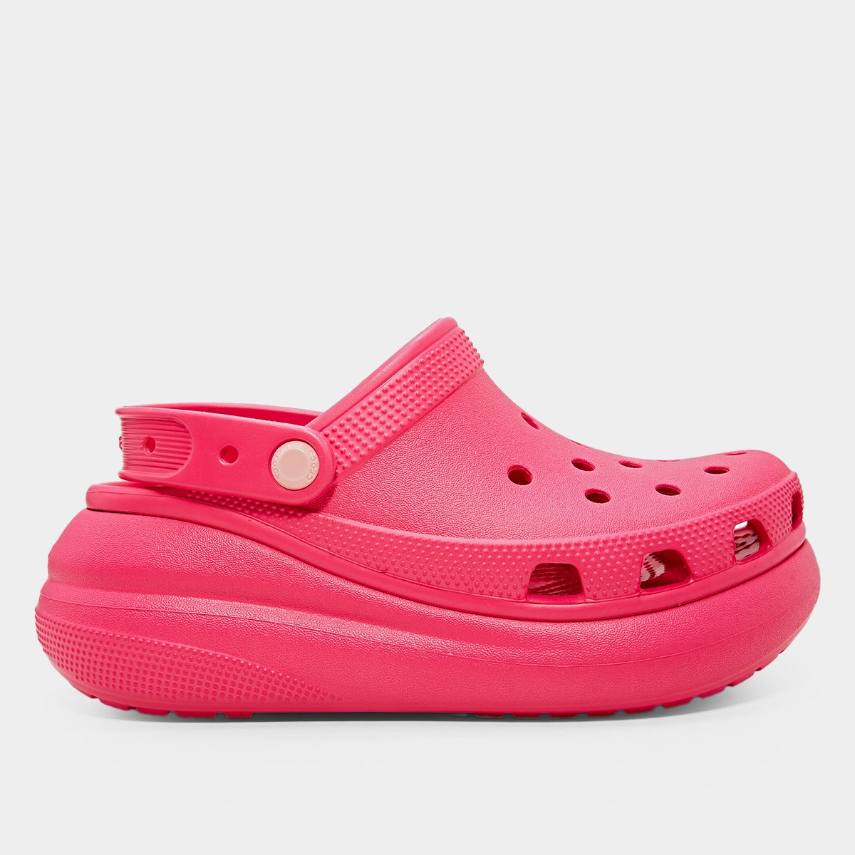 Miniatura Sandália Crocs Plataforma Crush Clog Unissex Rosa - 35