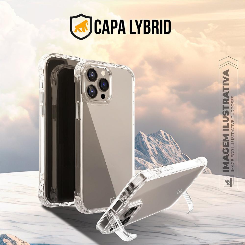 Miniatura Capa case capinha para iPhone 15 - Lybrid - Transparente - Gshield