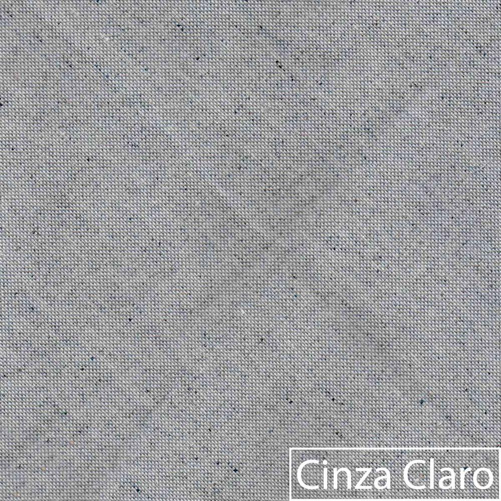 Kit 1 Sofá 150cm 2 Poltrona Luxo Recepção Sala Elegance Linho Cinza Claro