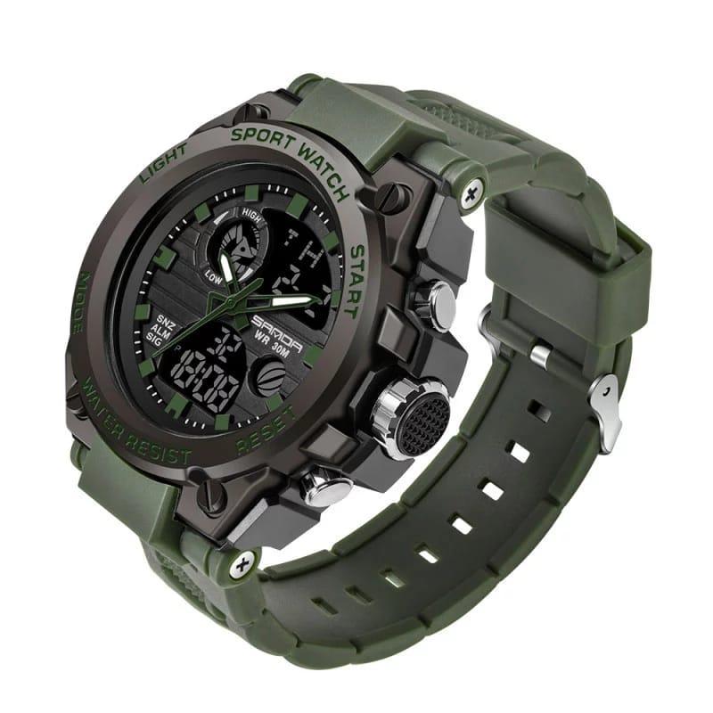 Miniatura Relógio Masculino Esportivo Sanda Modelo 739 Estilo Militar