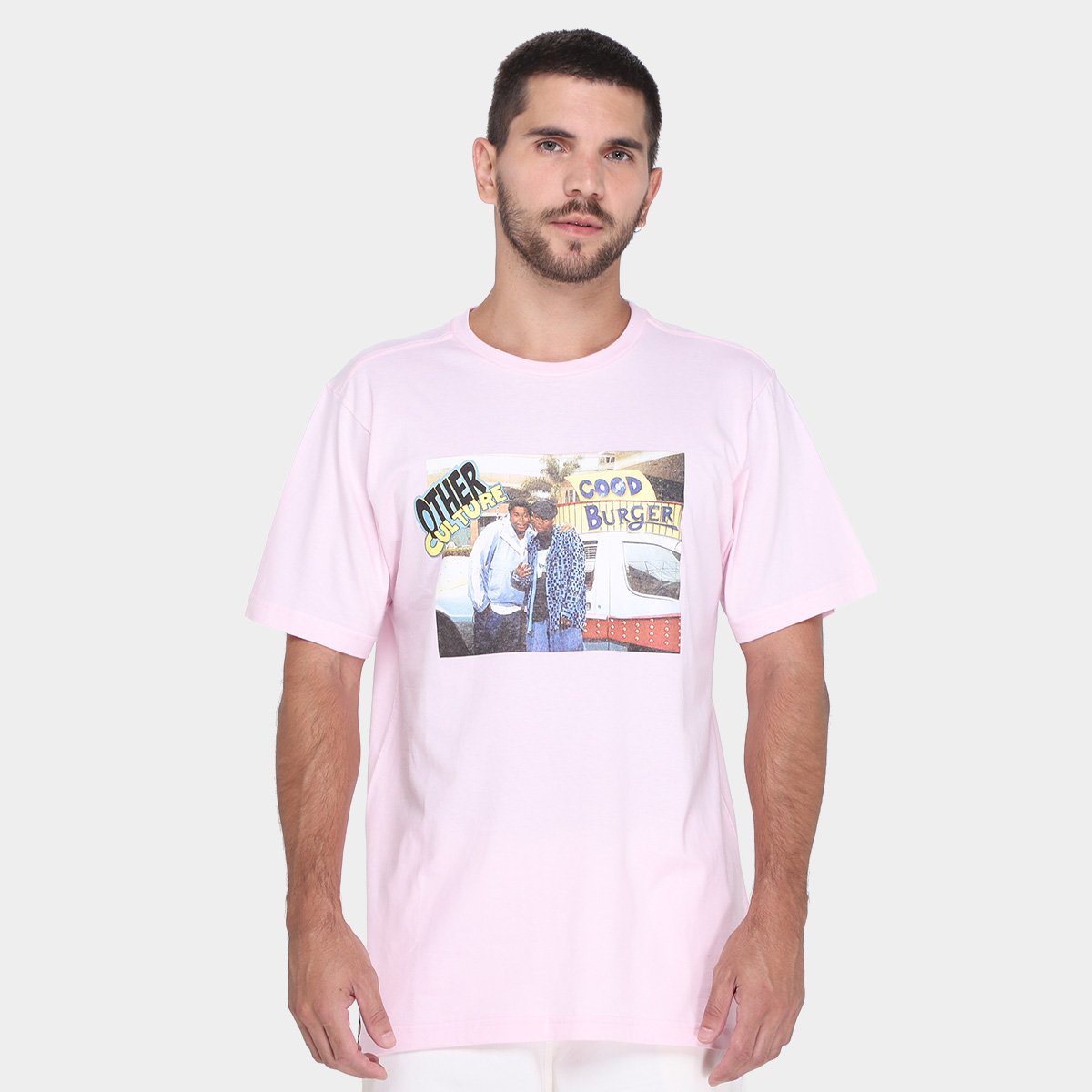 Miniatura Camiseta Other Culture Good Burger Rosa - G