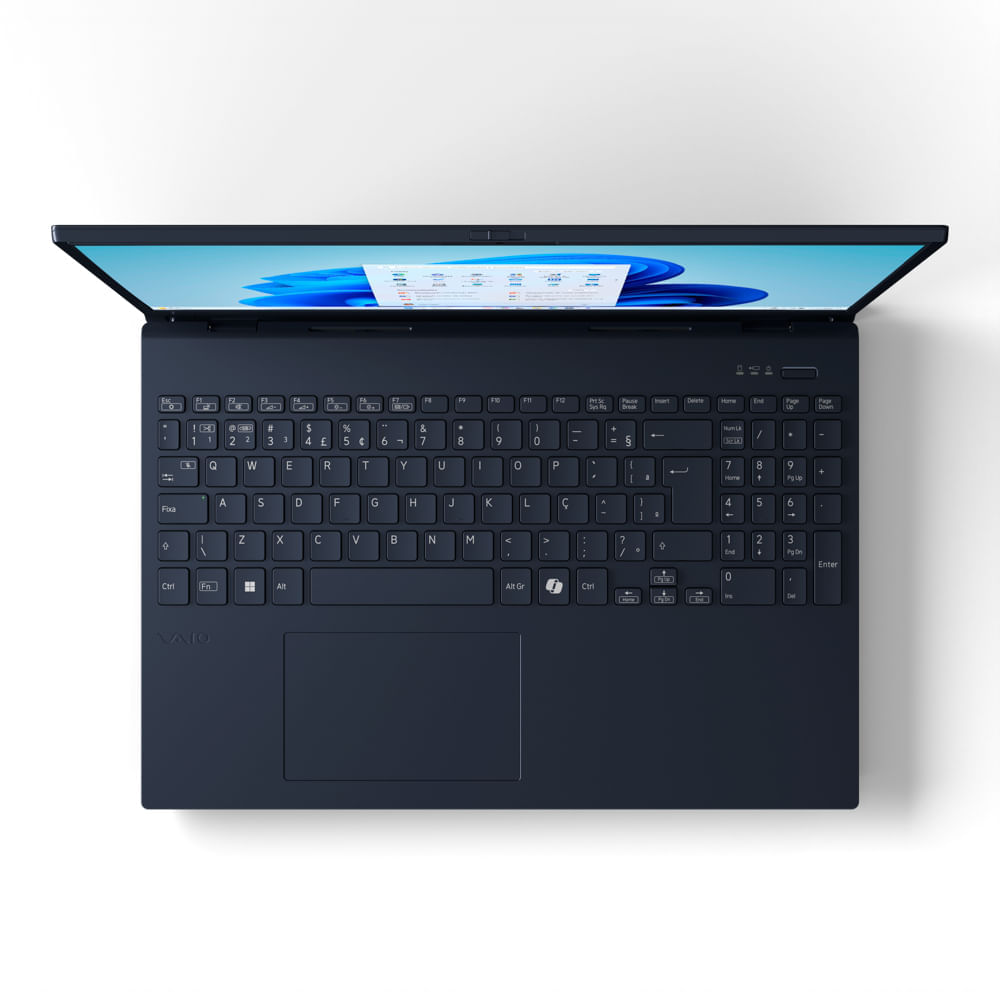 Miniatura Notebook VAIO FE16 Intel® Core™ i5-1334U Windows 11 Home 16GB RAM 512GB SSD 16" IPS WUXGA Antirreflexo - Cinza Grafite