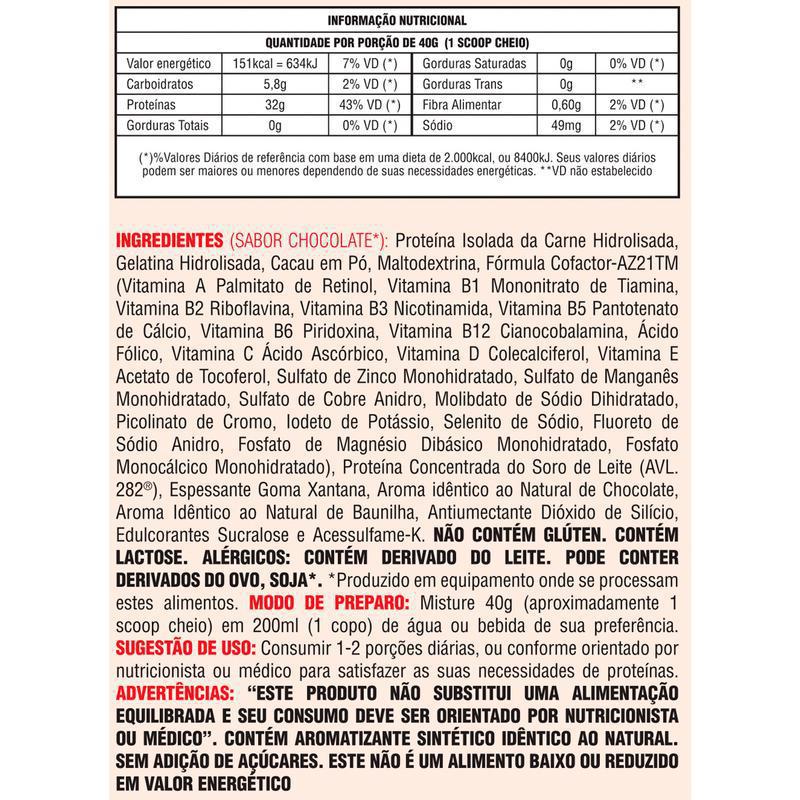 Miniatura Carnivoro Beef Protein Isolate 900G Napolitano Body Action