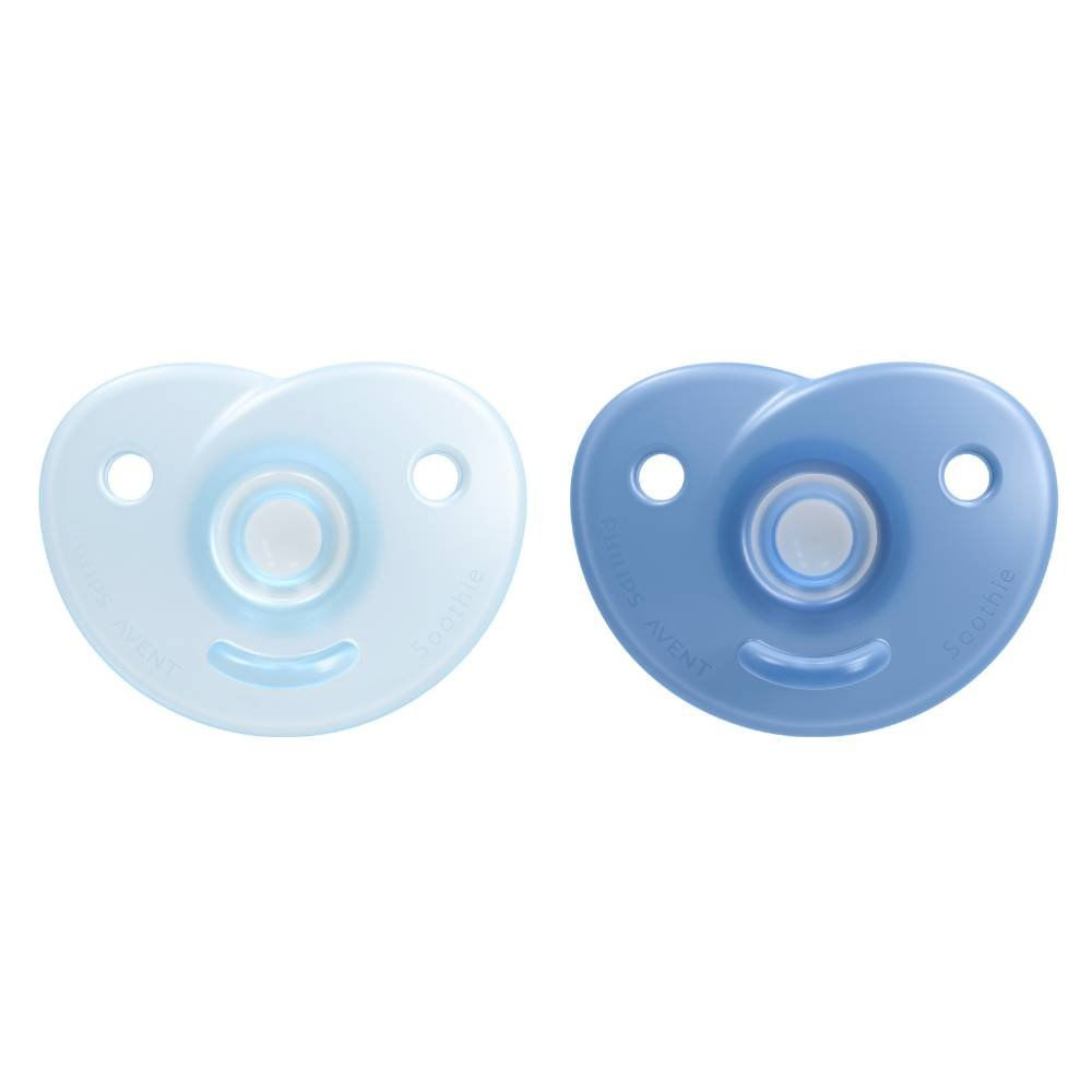 Miniatura Chupeta Avent Soothie Azul 4 A 6 Meses Com 2 Unidades