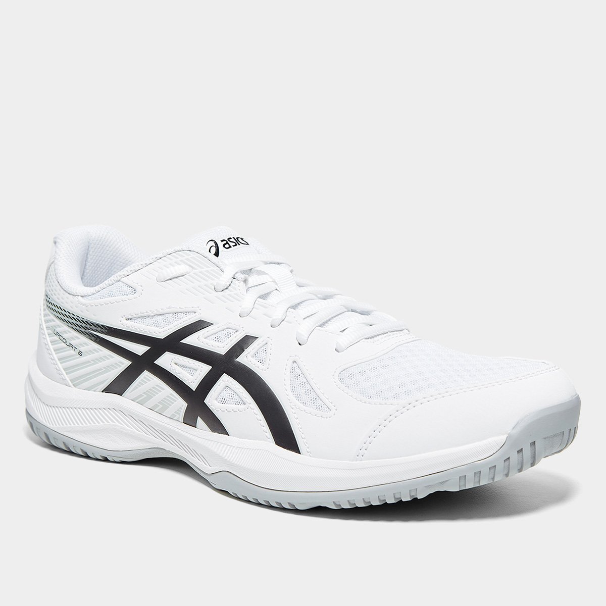Miniatura Tênis Asics Upcourt 6 Masculino Branco+Preto - 39