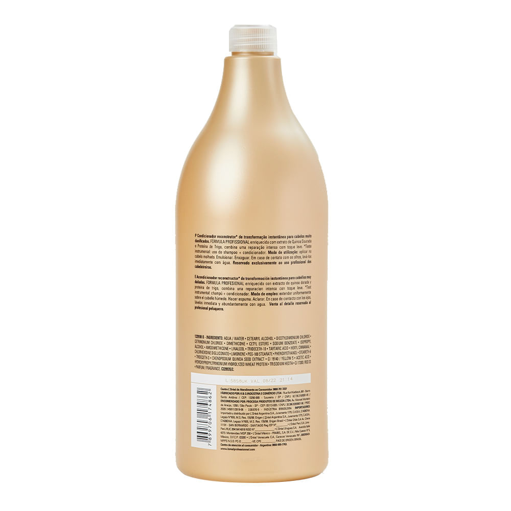 Miniatura L'Oréal Professionnel Absolut Repair Gold Quinoa + Protein - Condicionador Tamanho Profissional 1500ml