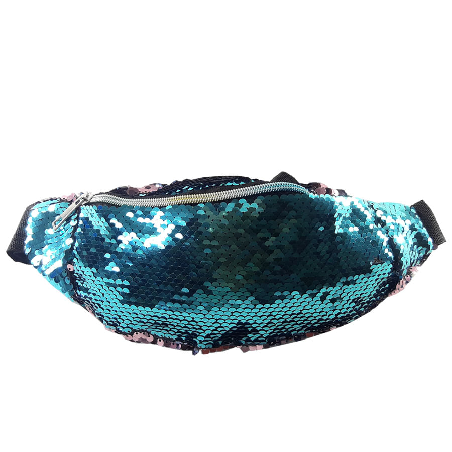 Miniatura Pochete de Paetê 2 em 1 Muda de Cor 2 Pochetes em 1