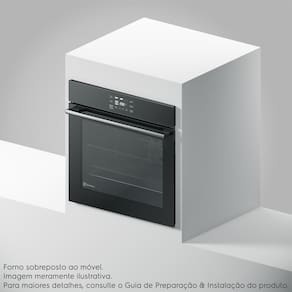 Miniatura Forno de Embutir Elétrico Electrolux OE8EA 80L Experience Air Fryer, PerfectCook360 e Painel Touch