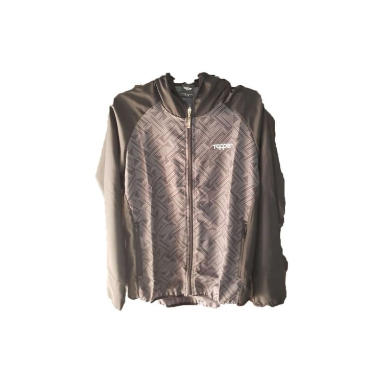 Miniatura Jaqueta Topper Quebra Vento Print II - Preto - PRETO G