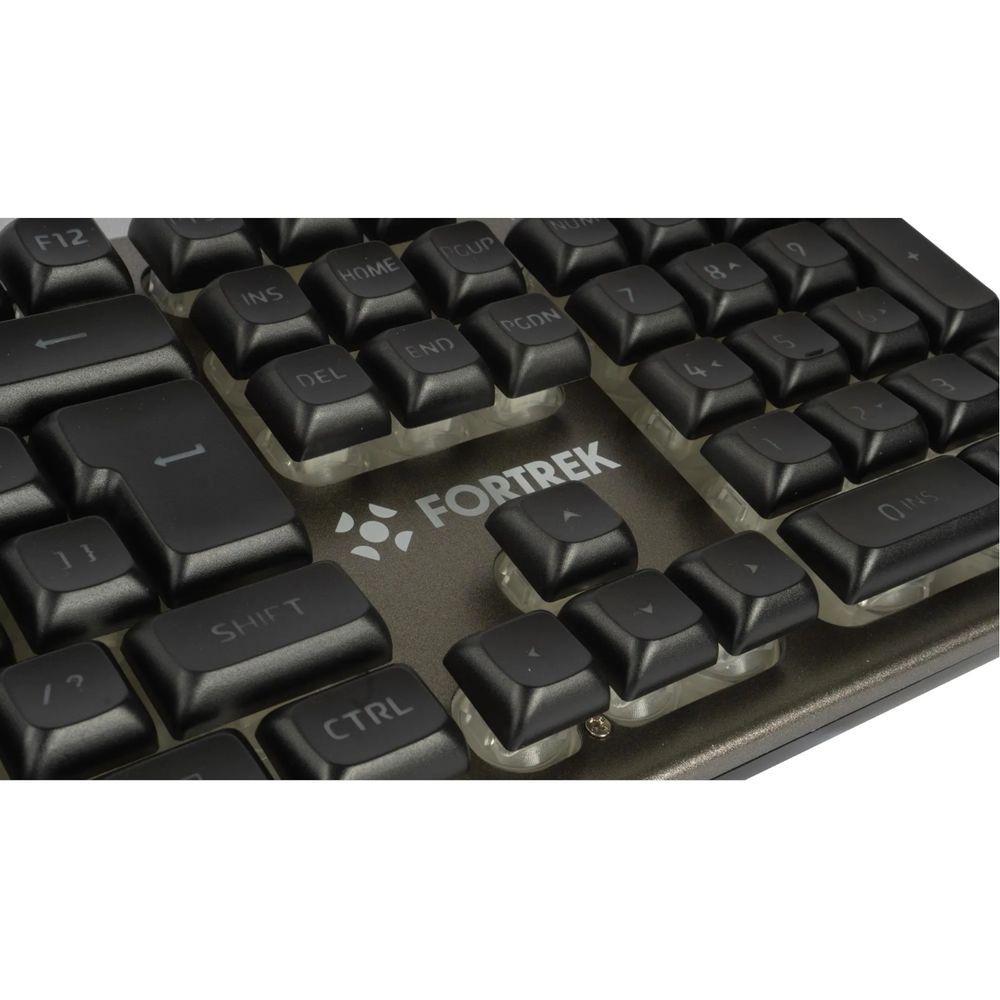 Kit Usb Gamer Fortrek Ranger 70551 Teclado E Mouse 6400 Dpi 1,4m ? Grafite