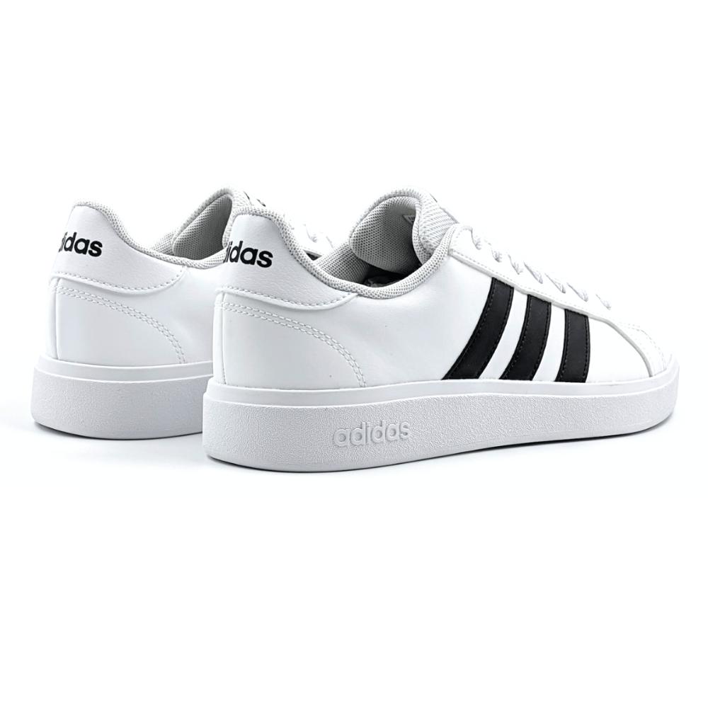 Miniatura Tênis Adidas Grand Court Base 2.0 Feminino BRANCO/PRETO - 34