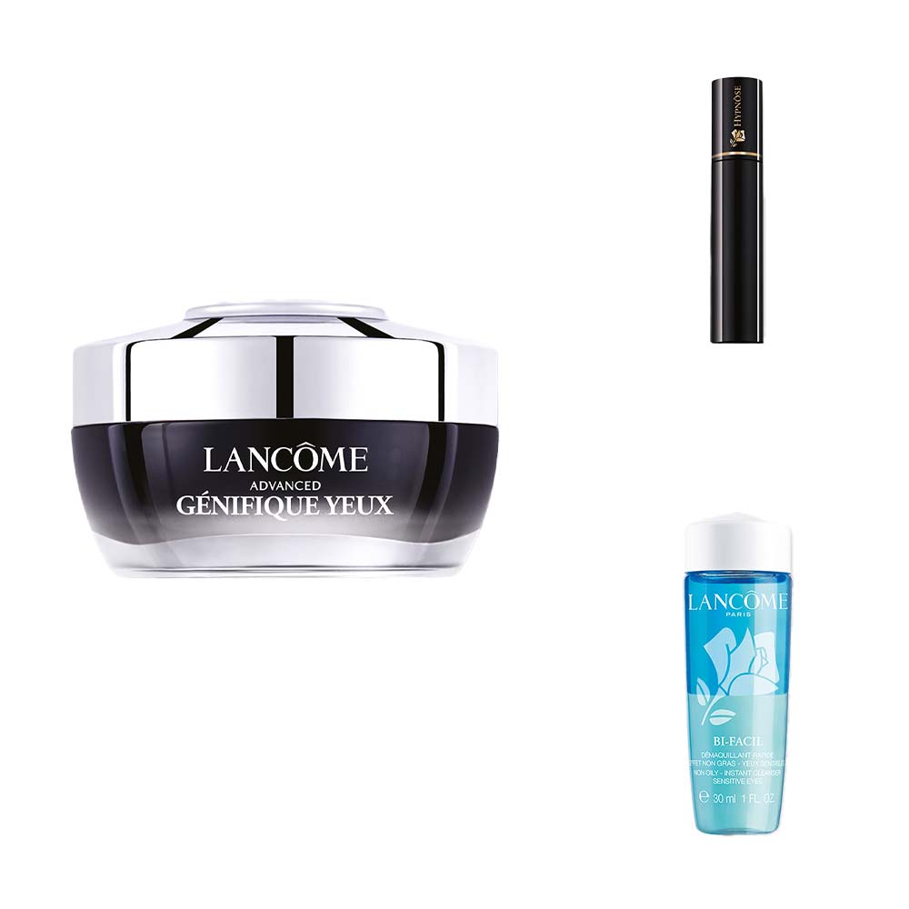 Miniatura Lancôme Génifique Kit - Creme de Olhos + Mini Máscara de Cílios + Demaquilante Kit