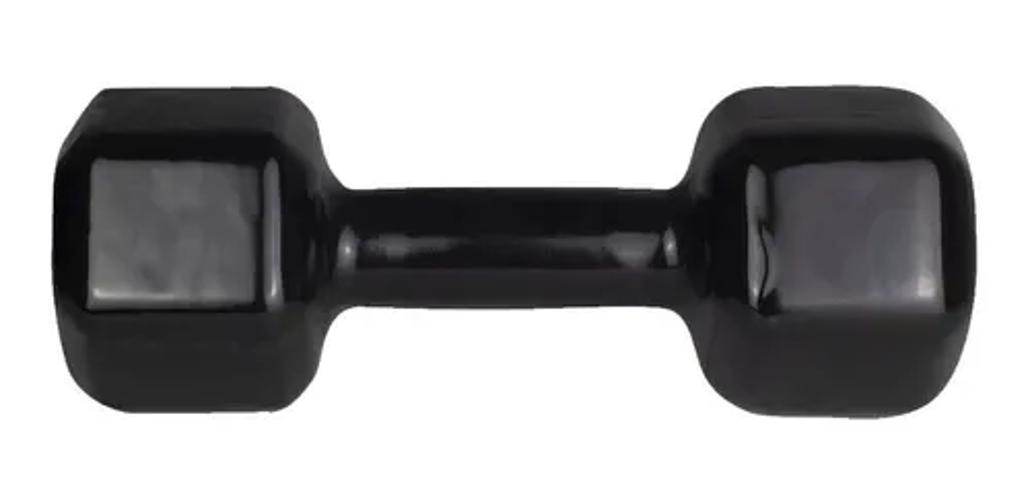 Miniatura Par De Halter Sextavado Emborrachado 5Kg Crossfit Em Casa