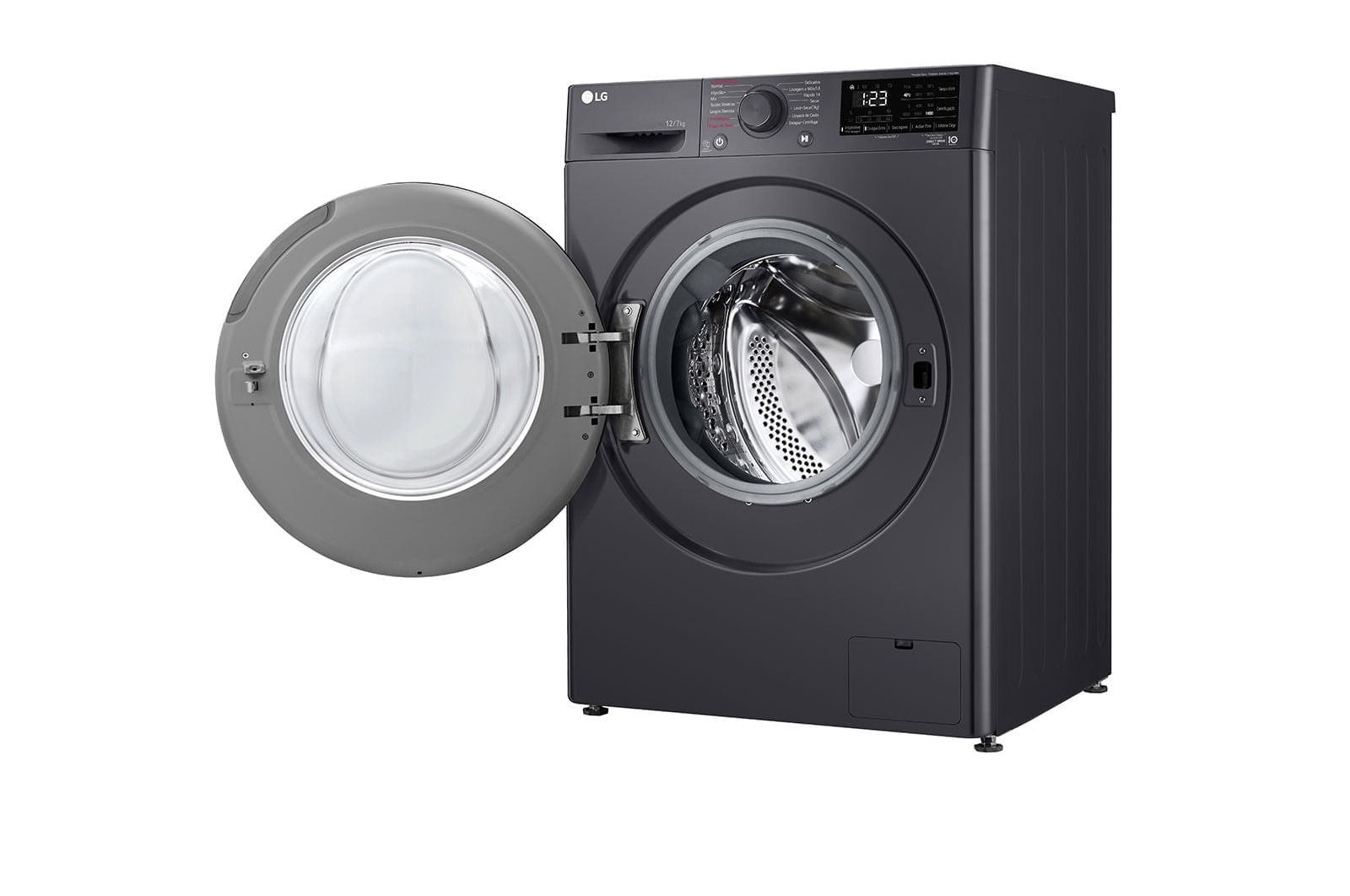 Lava e Seca LG VC5 12kg Titanium com Inteligência Artificial AIDD™ (CV3012MC5A) - 220v