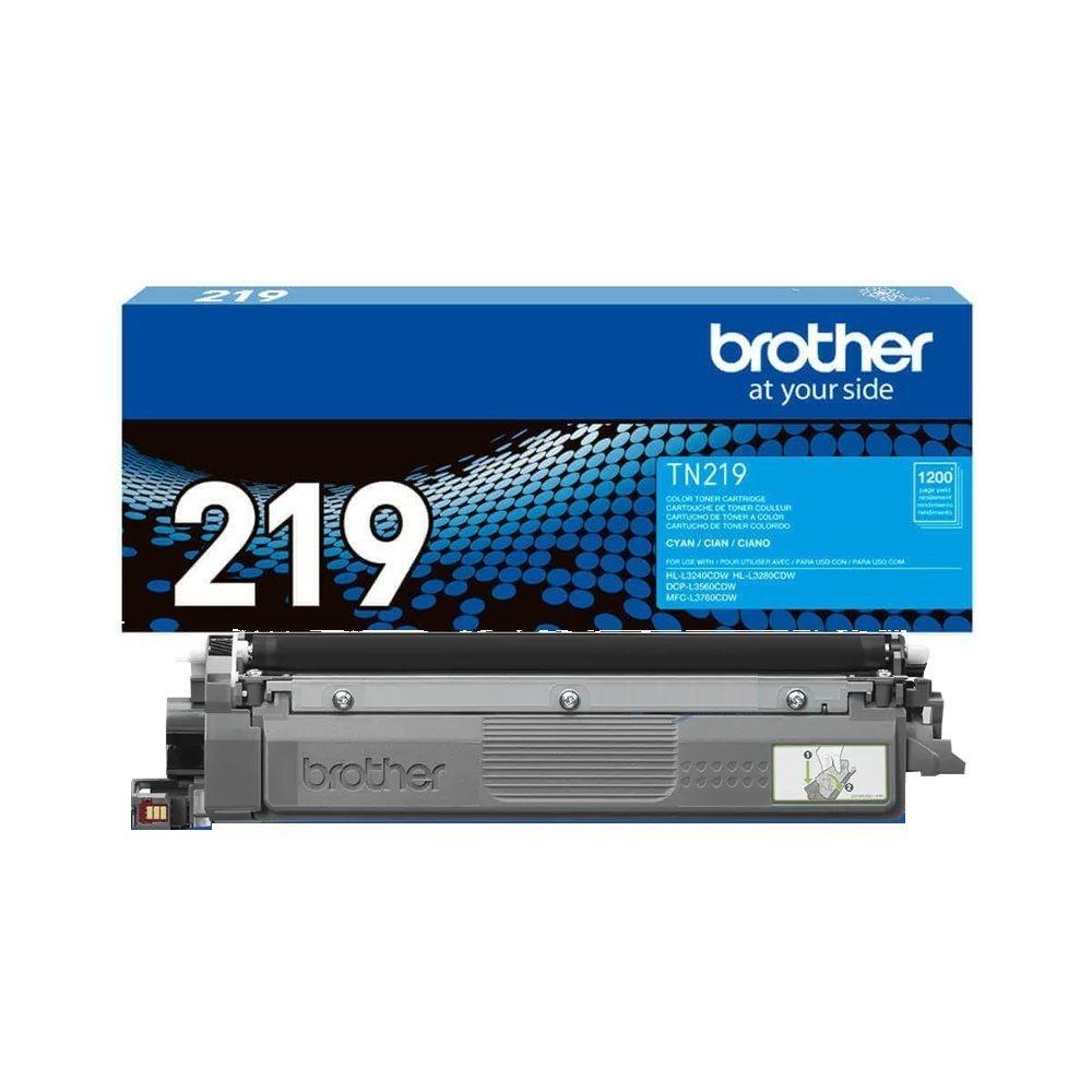 Miniatura Toner Brother Tn-219c Tn219 Ciano Original Mfc-l3760cdw Hl-l3240cdw Dcp-l3560cdw 1.2k