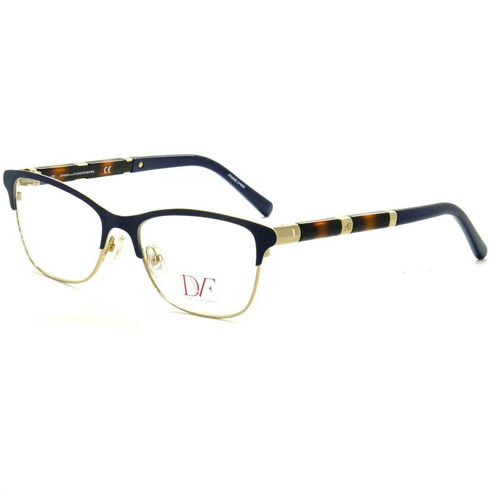 Miniatura Óculos Diane Von Furstenberg Dvf8054 414 50 +AC0- Azul