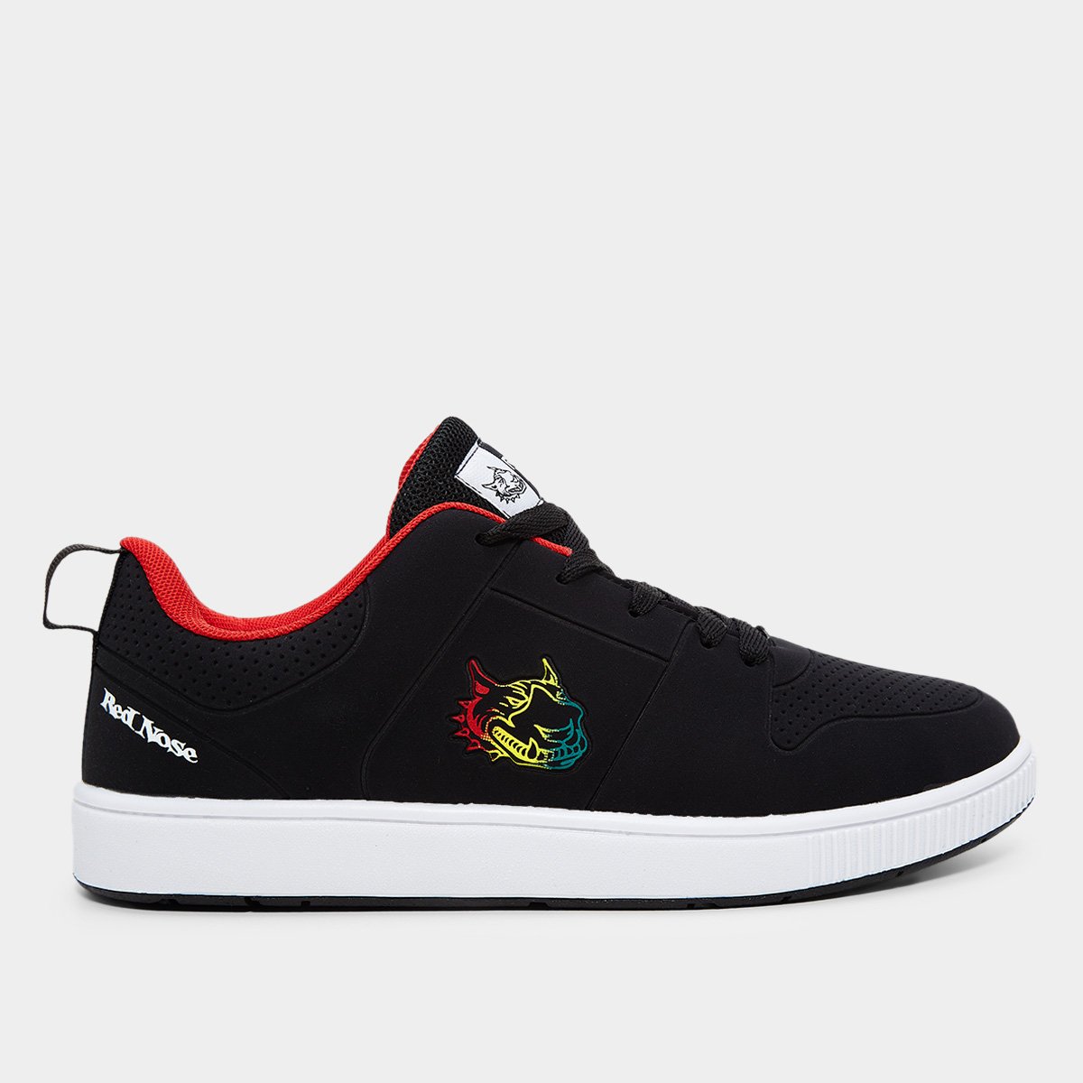 Miniatura Tênis Red Nose Cart Masculino Preto+Vermelho - 37
