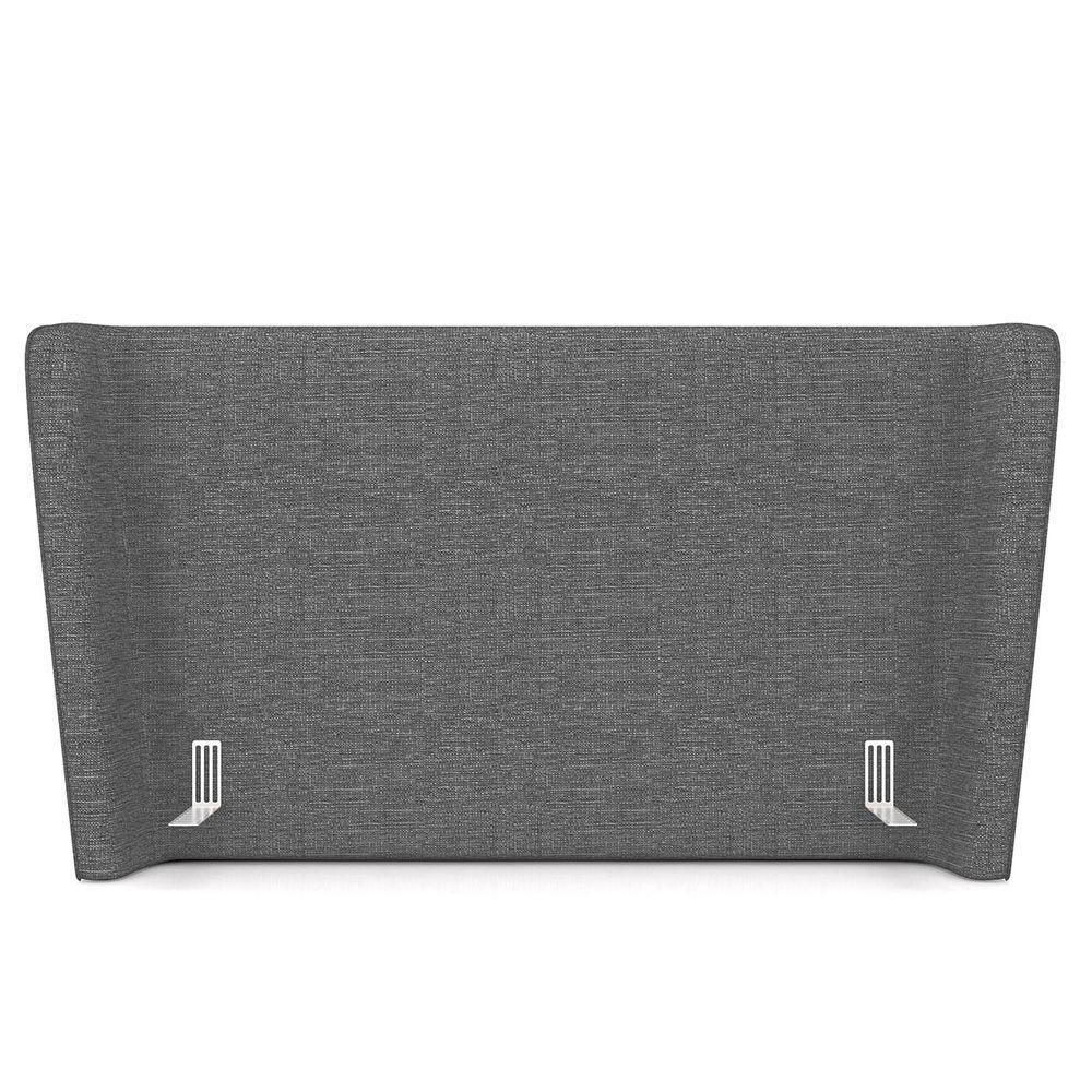 Miniatura Cabeceira Cama Box King 195cm Nicea P02 Linho Cinza - Mpozenato
