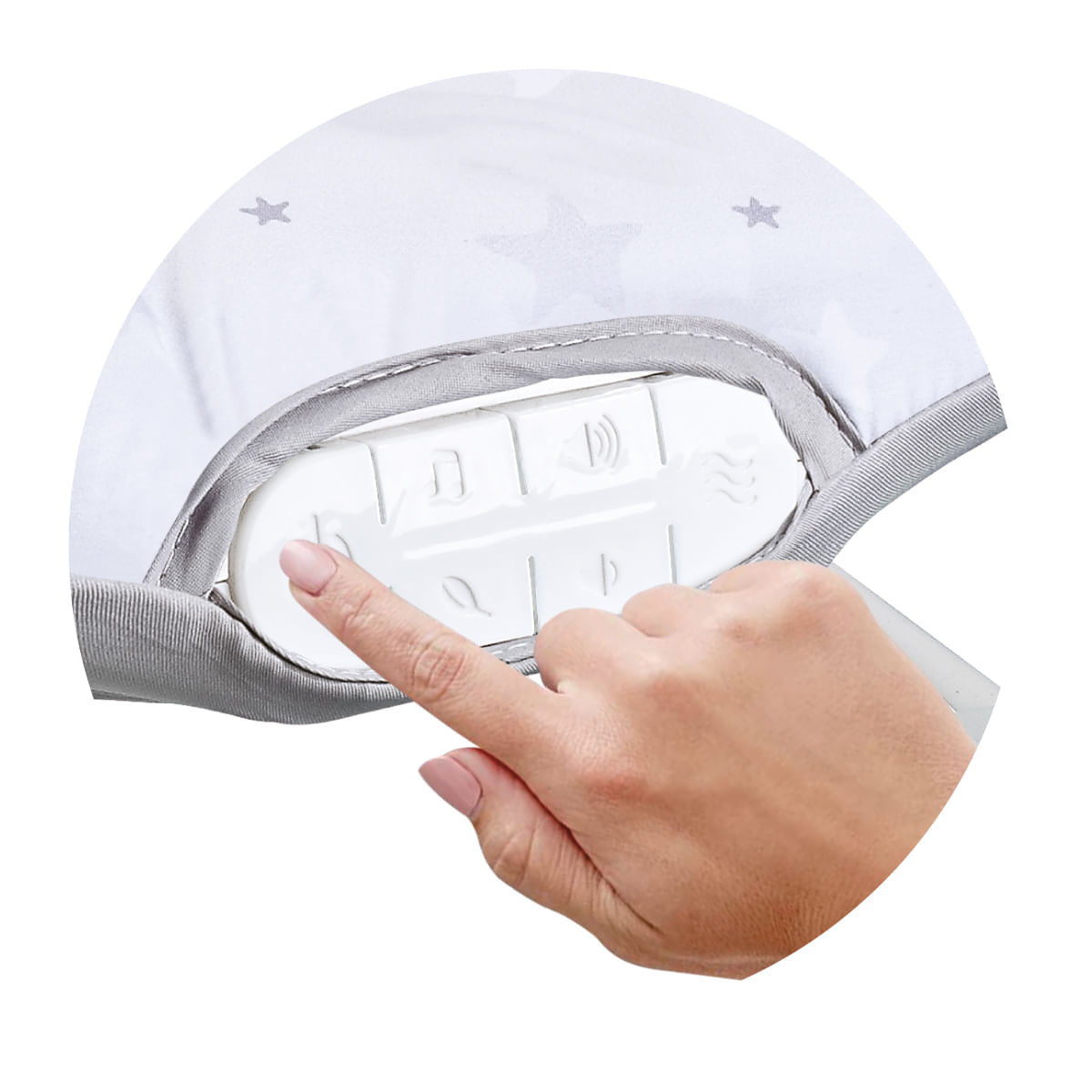 Miniatura Cadeira de Descanso Musical Urso Polar Até 18kgs - Maxi Baby