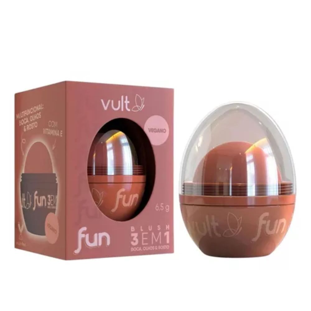Miniatura Blush Vult Fun 3 em 1 Cor Bronze Natural 6,5g
