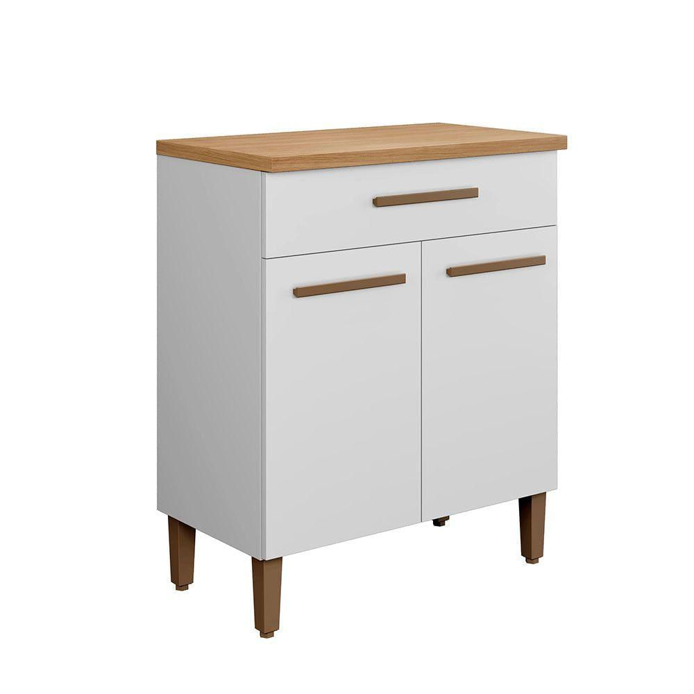 Miniatura Balcão Omega Master Mdf Arte Móveis Branco