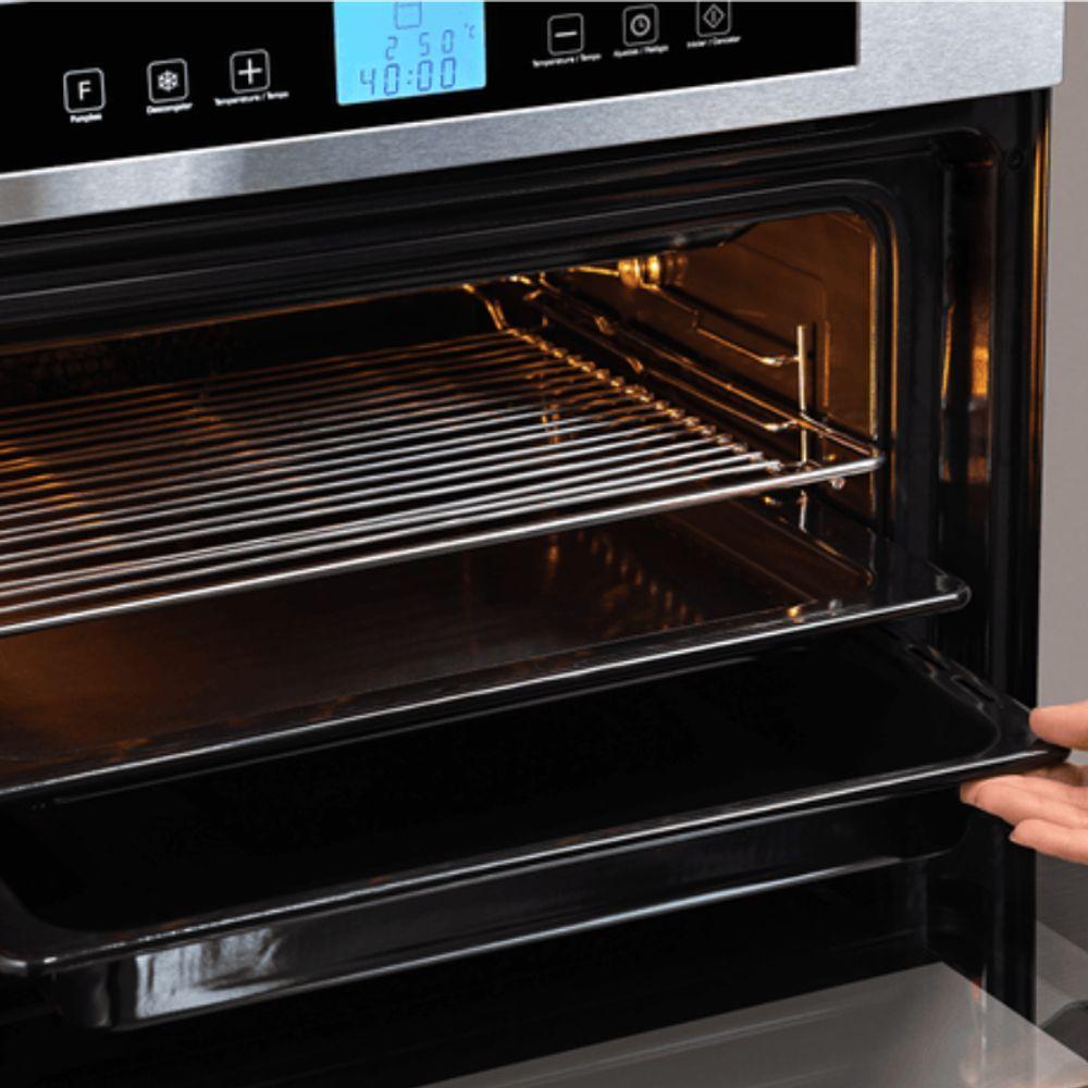 Miniatura Forno Elétrico Platinium De Embutir Com Air Fryer 43L Fischer 220V