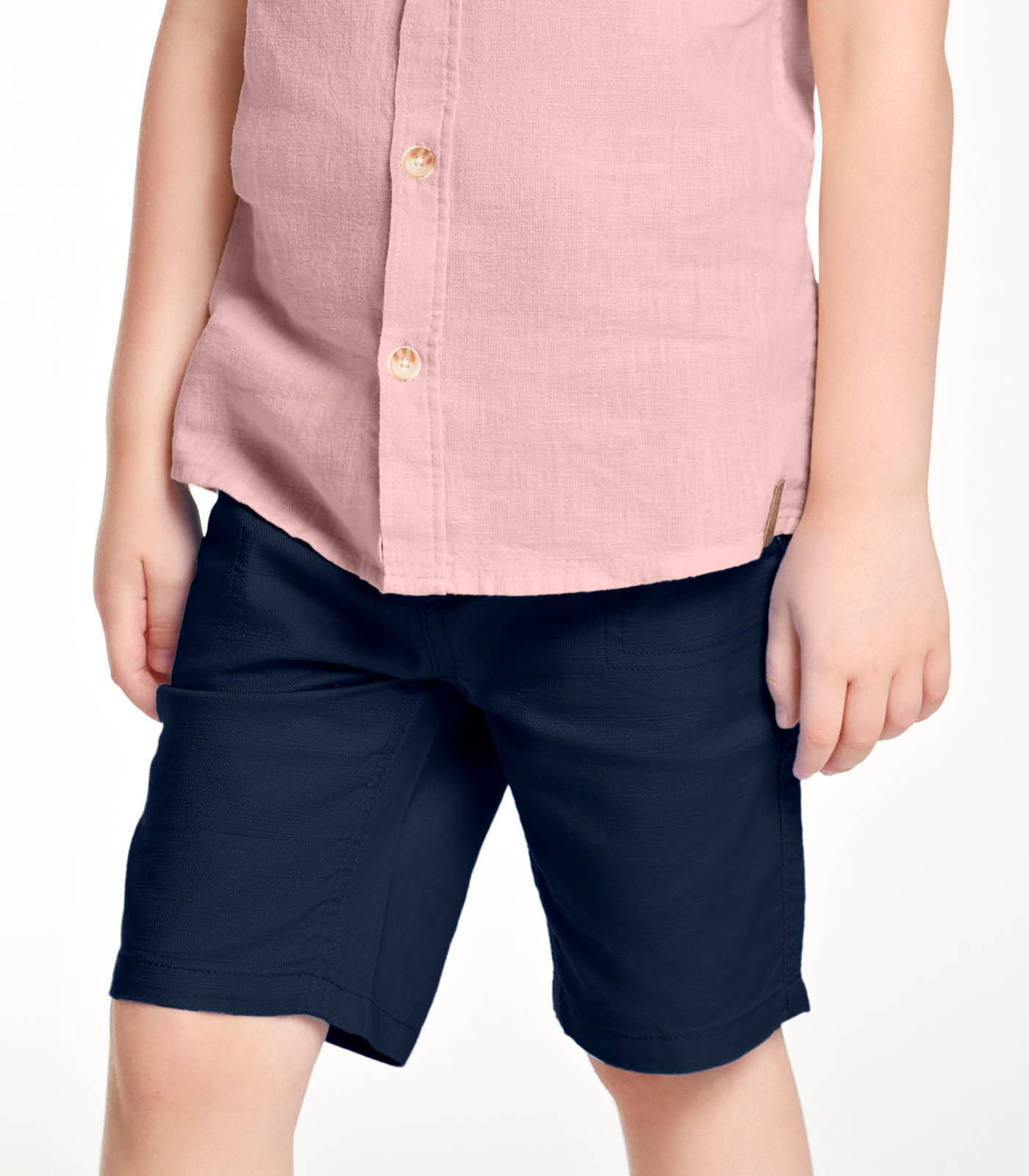 Miniatura Conjunto Menino Camisa Com Bermuda Trick Nick Rosa 10