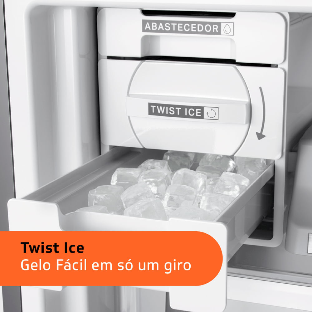 Geladeira Brastemp Frost Free French Door A+++ 554 litros cor Inox - BRO85AK 110V