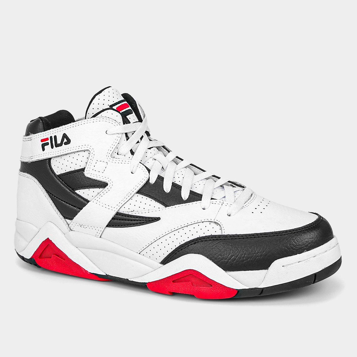 Miniatura Tênis Fila M-Squad Branco+Vermelho - 34