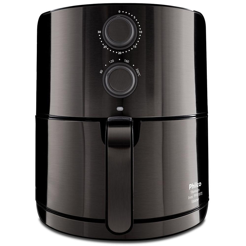 Miniatura Air Fryer Philco 4,6L 1500W Titanium Inox PFR18TI 110V