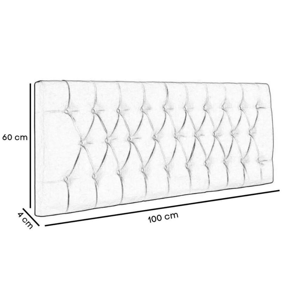 Miniatura Painel Cabeceira Dubai Para Cama Box-1 Metro-marsala